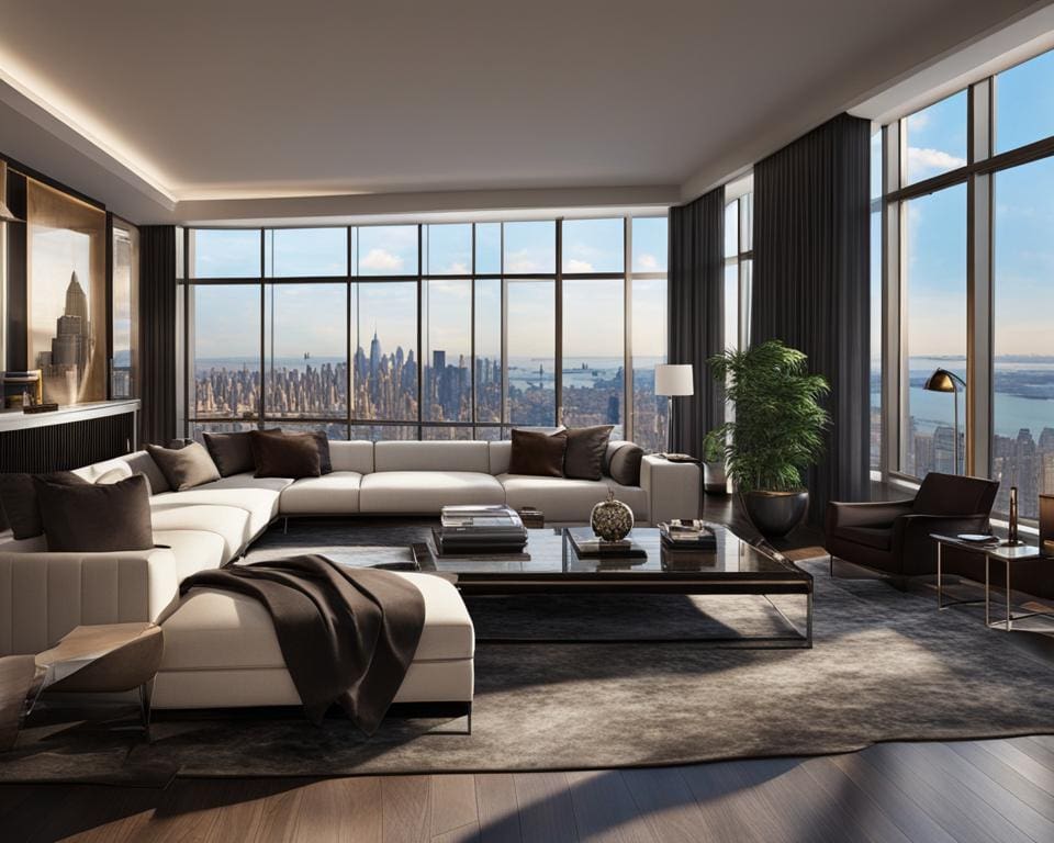 Een penthouse in New York City
