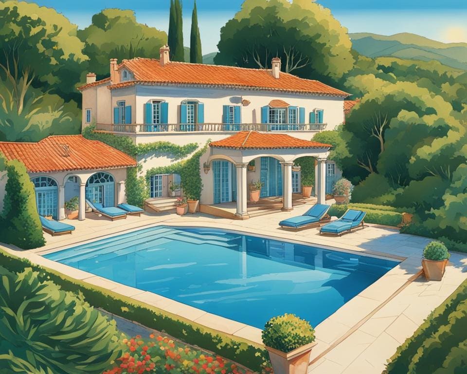 villa met zwembad Zuid-Frankrijk