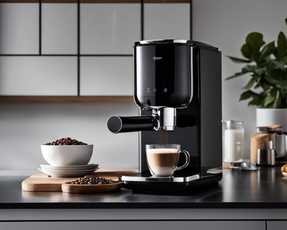 Een geavanceerd koffiezetapparaat met barista-klasse functies