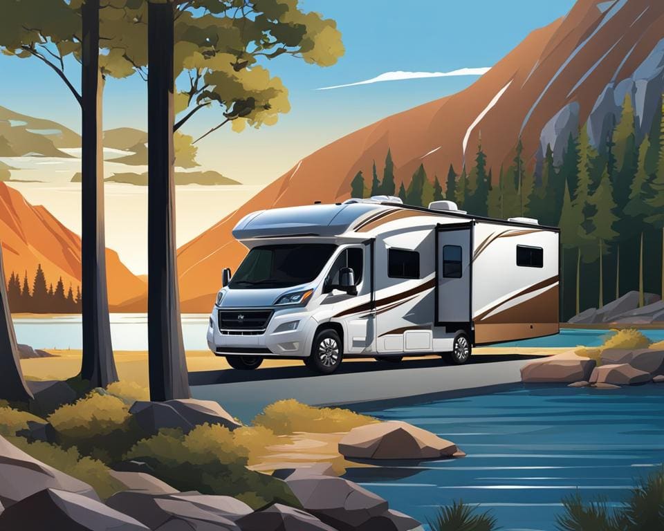 Een luxe camper of RV voor roadtrips
