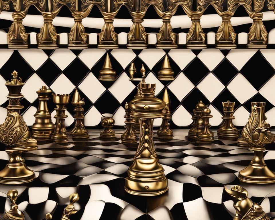 Luxe handgemaakt schaakspel