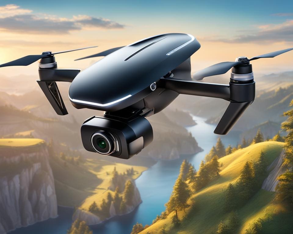 high-end drone met camera