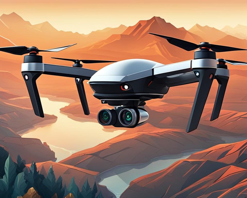 professionele drone met camera