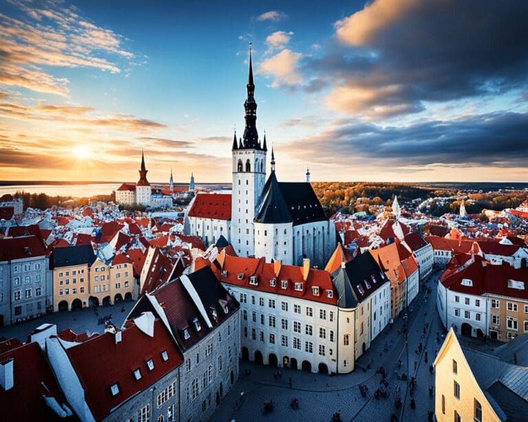 Het oude centrum van Tallinn, Estland