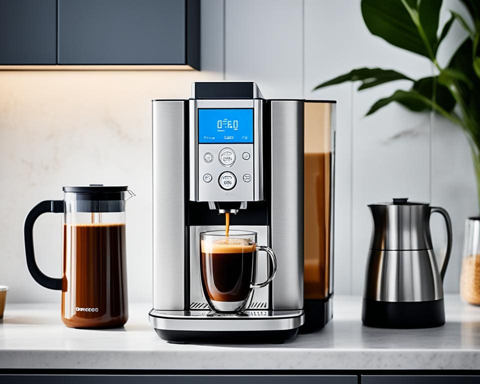 automatische koffiemachine met timer