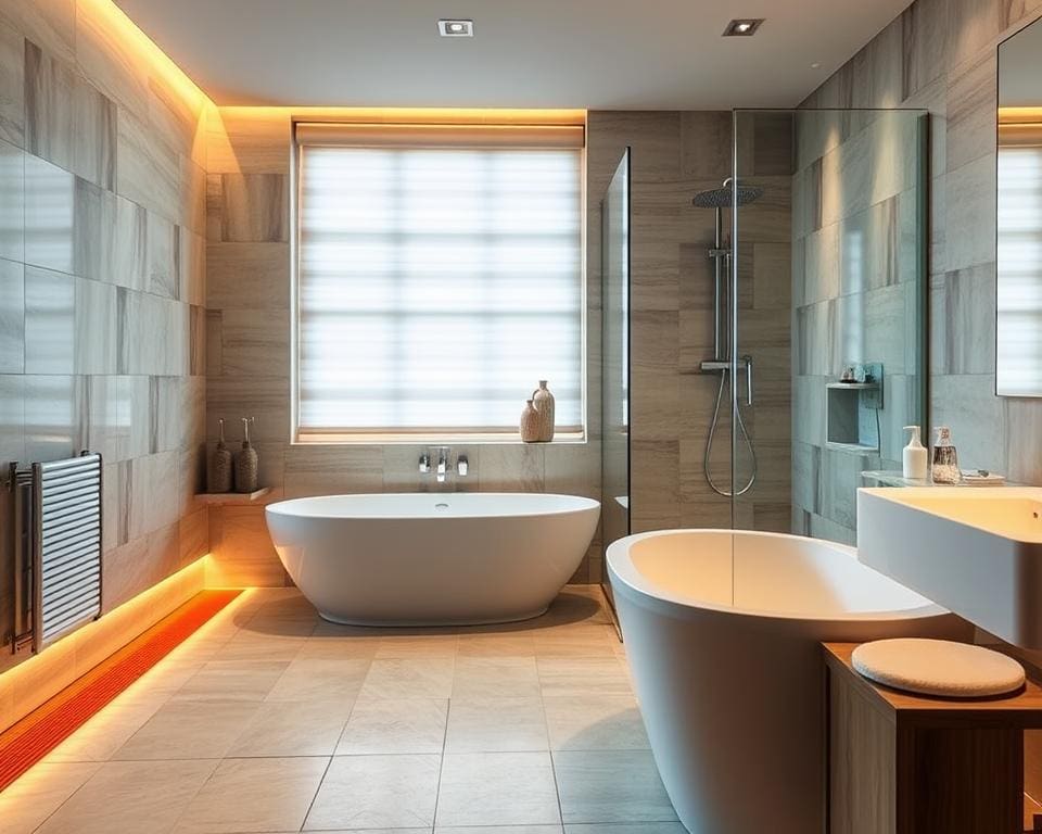 Badkamers met vloerverwarming: comfort en luxe