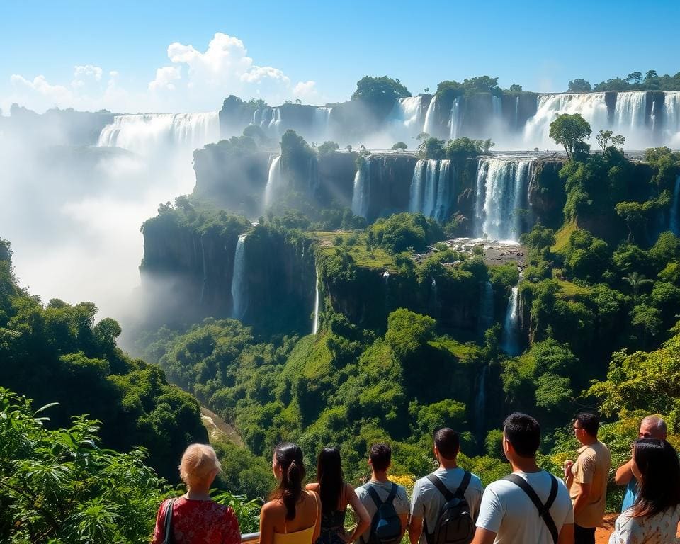 Bewonder de watervallen van het Iguaçu National Park