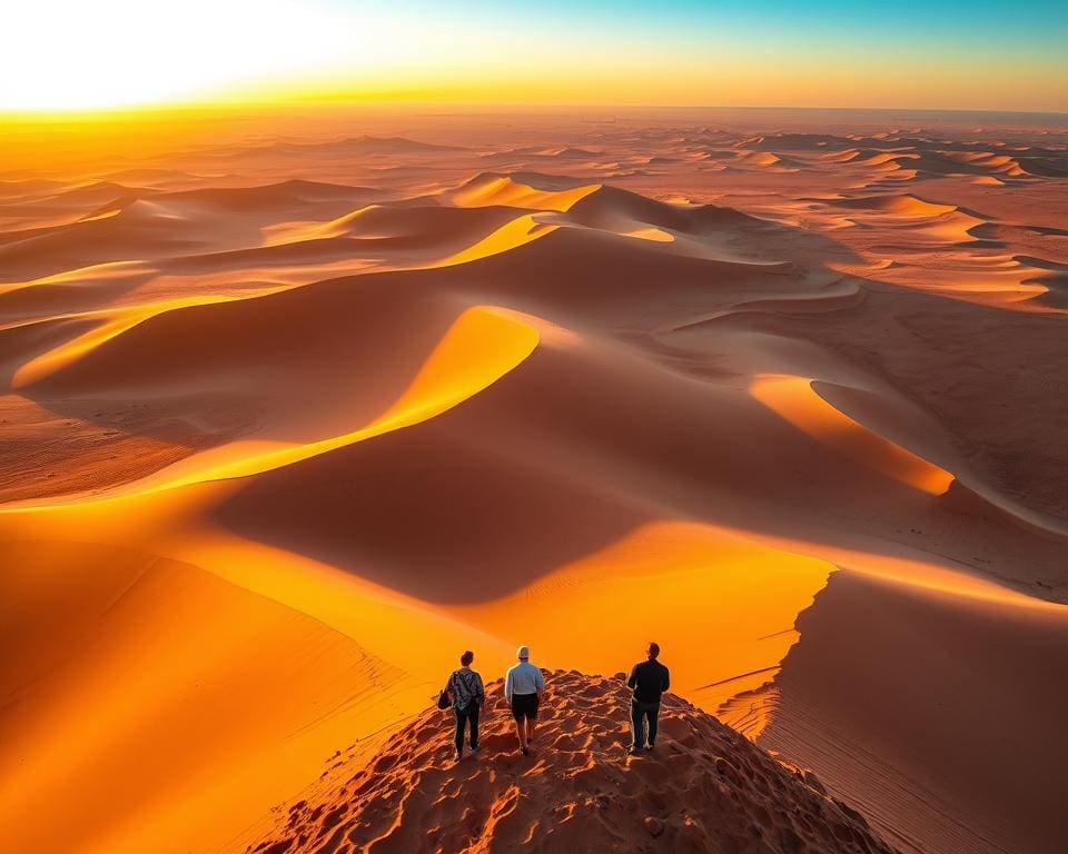 Bewonder de zandduinen van de Namib-woestijn