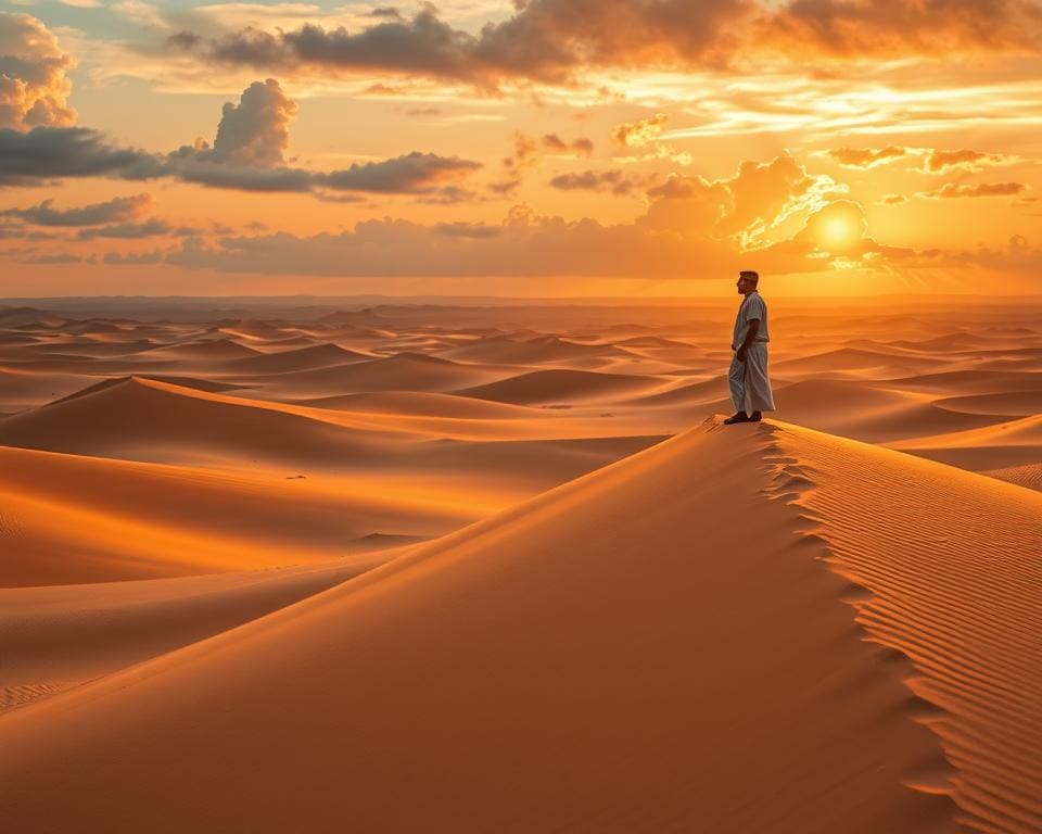 Bezoek de iconische zandduinen van de Sahara