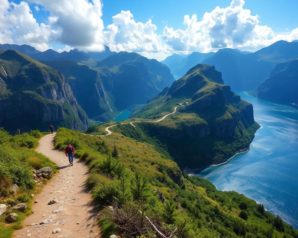 Een wandeltocht door de Noorse fjorden