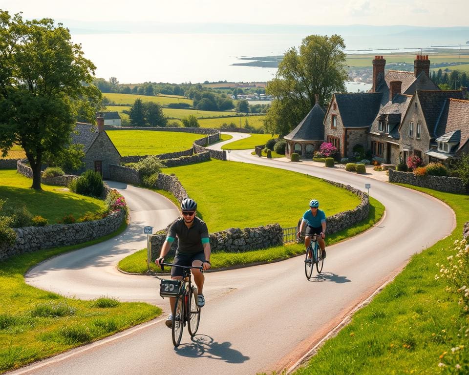 Fiets door de pittoreske dorpjes van Bretagne, Frankrijk