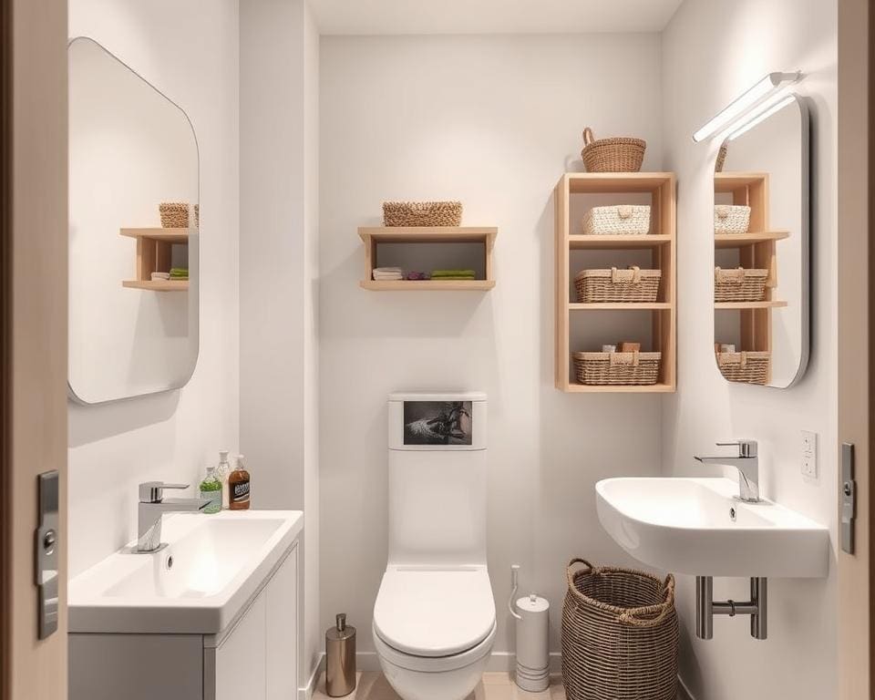 Hoe organiseer je een kleine badkamer met slimme opbergruimte?