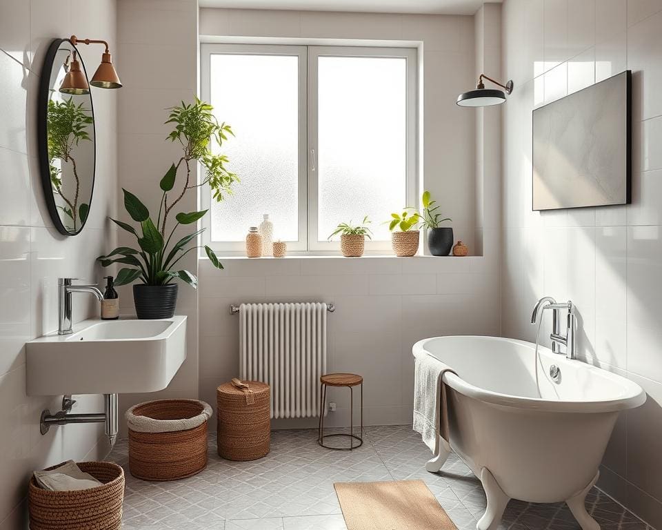Hoe voeg je stijl toe aan een badkamer met beperkte ruimte