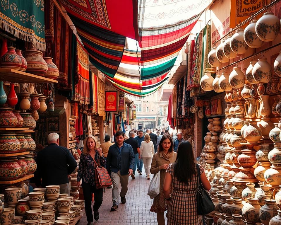 Kleurrijke souks Marrakech