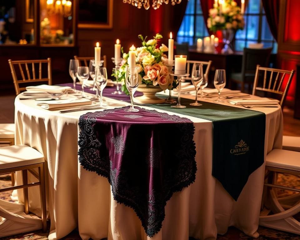 Luxe tafellopers voor een elegante eettafel