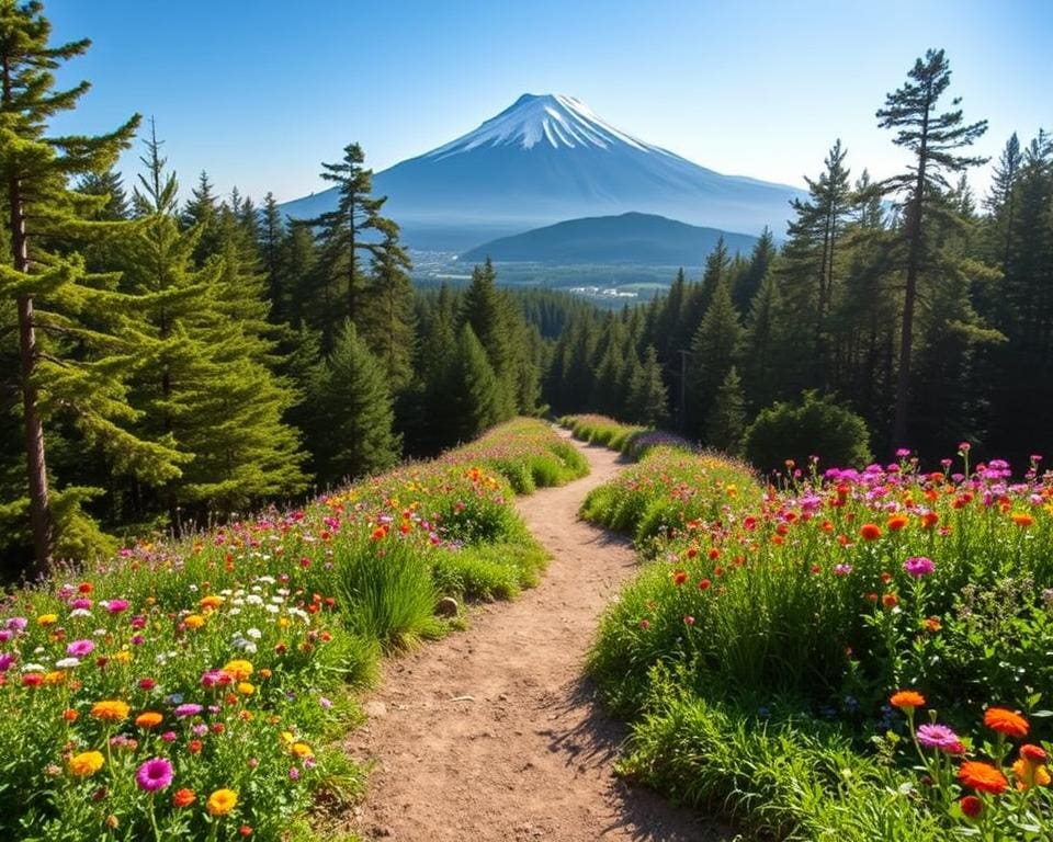 Maak een trekkingstocht naar de vulkaan Mount Fuji