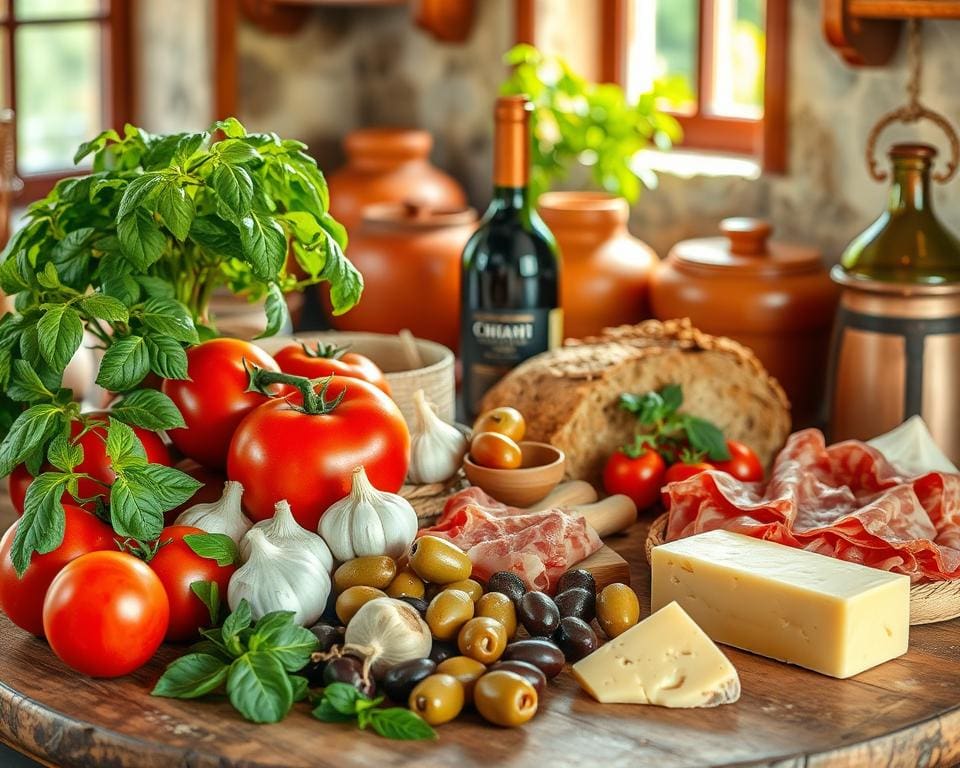 Toscaanse specialiteiten en ingrediënten