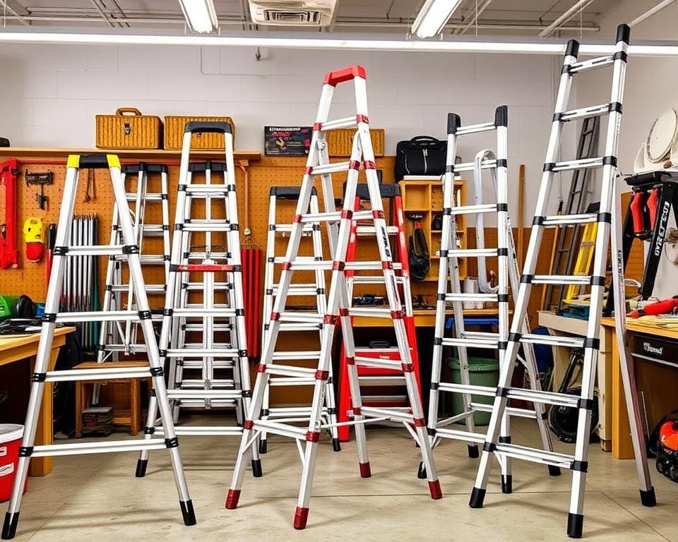 Types opvouwbare ladders