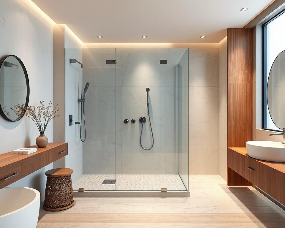 Waarom kiezen voor een inloopdouche in moderne badkamers?