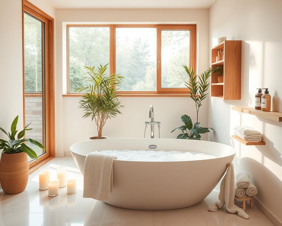Zo creëer je een rustgevende sfeer in de badkamer