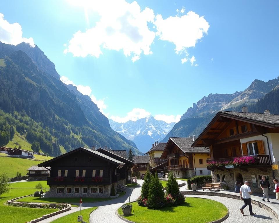 bergdorpjes in de Italiaanse Alpen