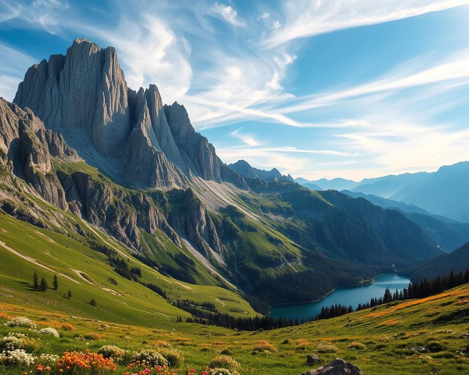 berglandschap Dolomieten