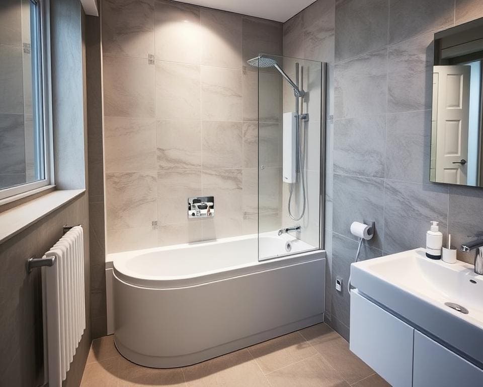compacte bad-douche oplossing