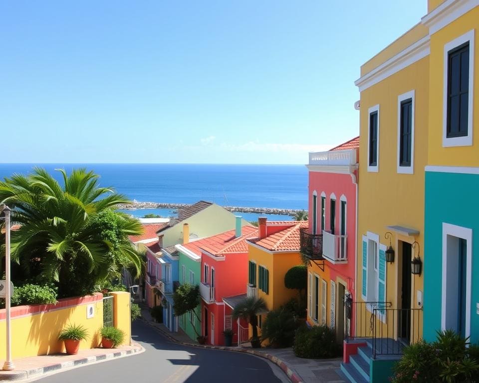 kleurrijke huizen Curaçao