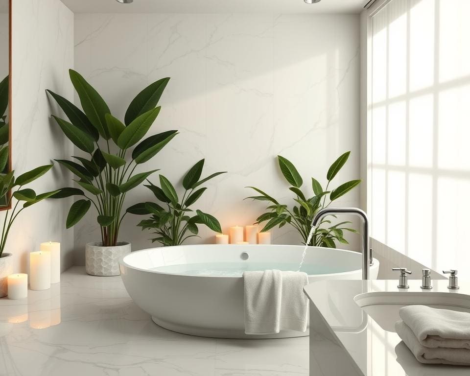 ontspannende badkamer