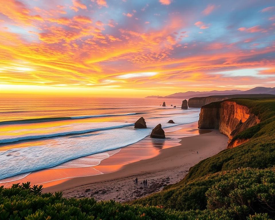 schilderachtige kust van Californië