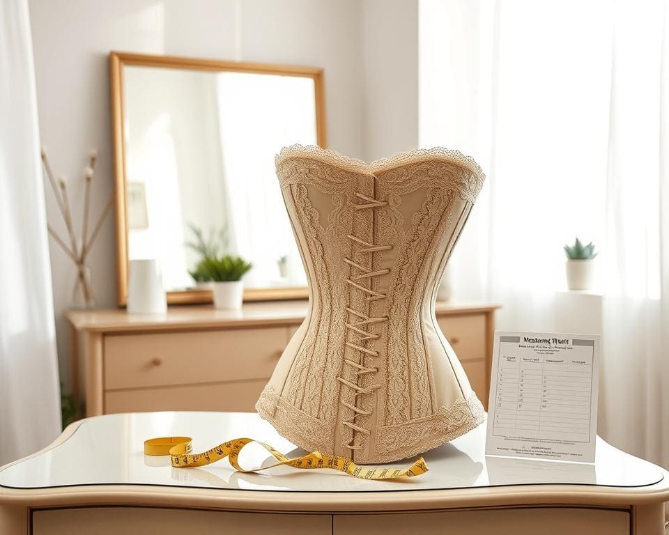 zo beginnen met een waist corset