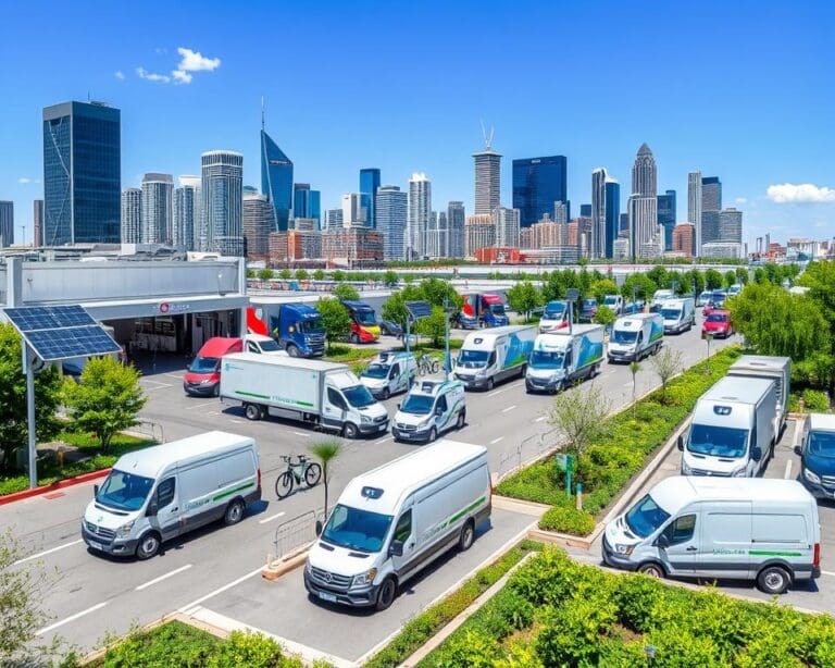 De opkomst van elektrische voertuigen in de logistiek