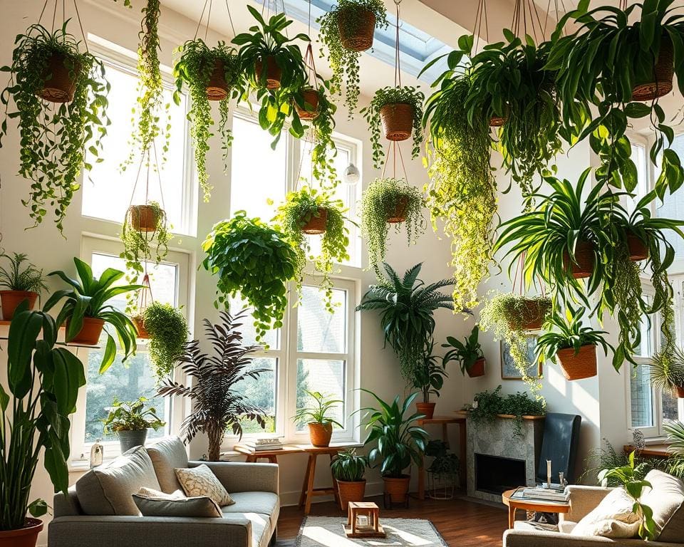 Hangplanten voor groen en frisheid in huis