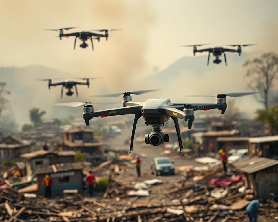 Hoe drones rampenbestrijding efficiënter maken