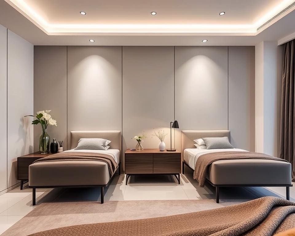 Moderne nachtkastjes voor een strakke slaapkamer