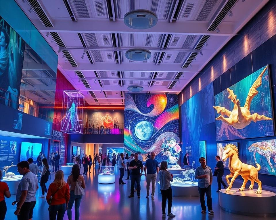 Museumdag vol technologische innovaties en kunstinstallaties