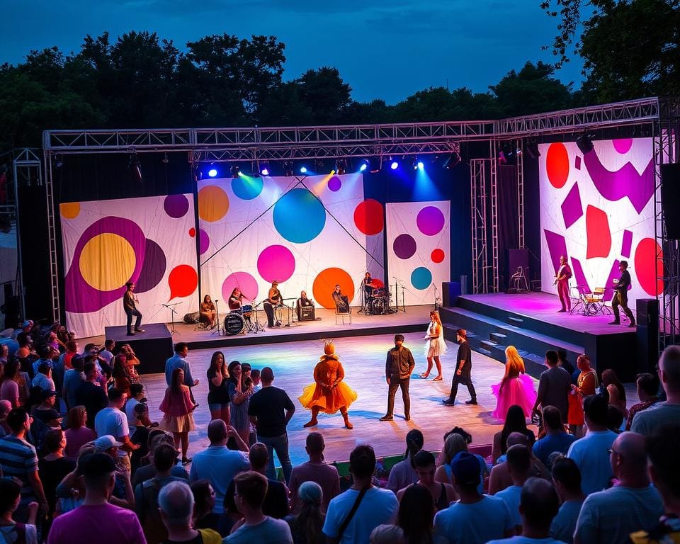 Theaterfestival vol experimentele voorstellingen en optredens