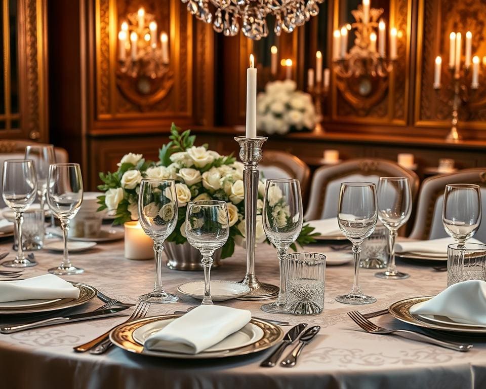 luxe besteksets voor formele diners