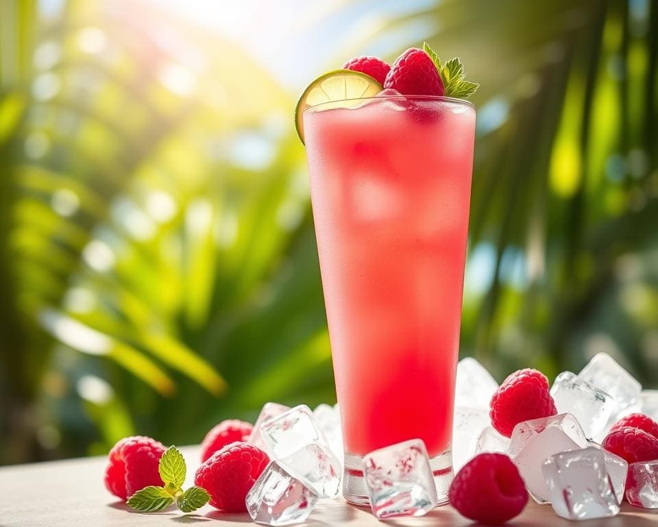 Frozen Raspberry Daiquiri: Fris en fruitig