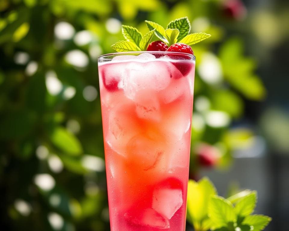 Raspberry Gin Fizz: Een cocktail vol zomergevoel