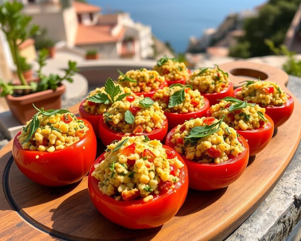 smaakvolle gevulde tomaten