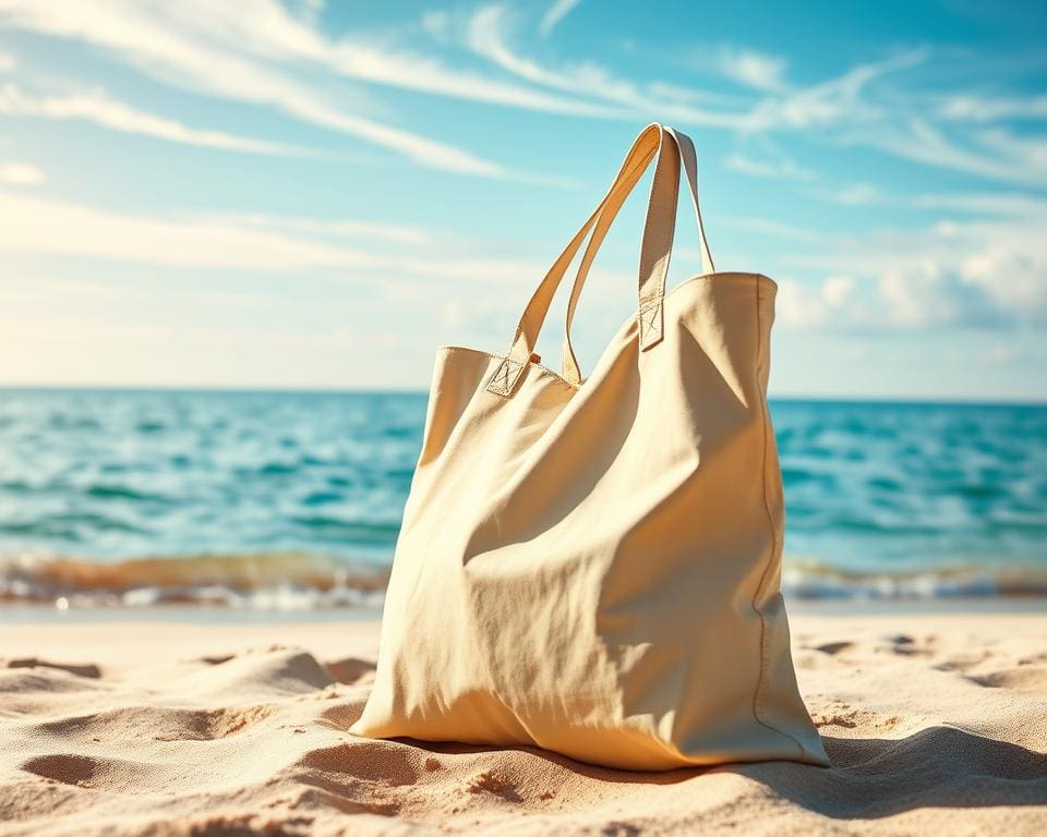 strandtas voor strand en water