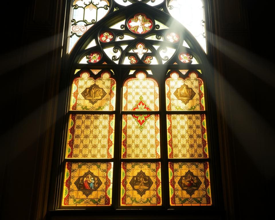 Restauratie glas-in-lood regels