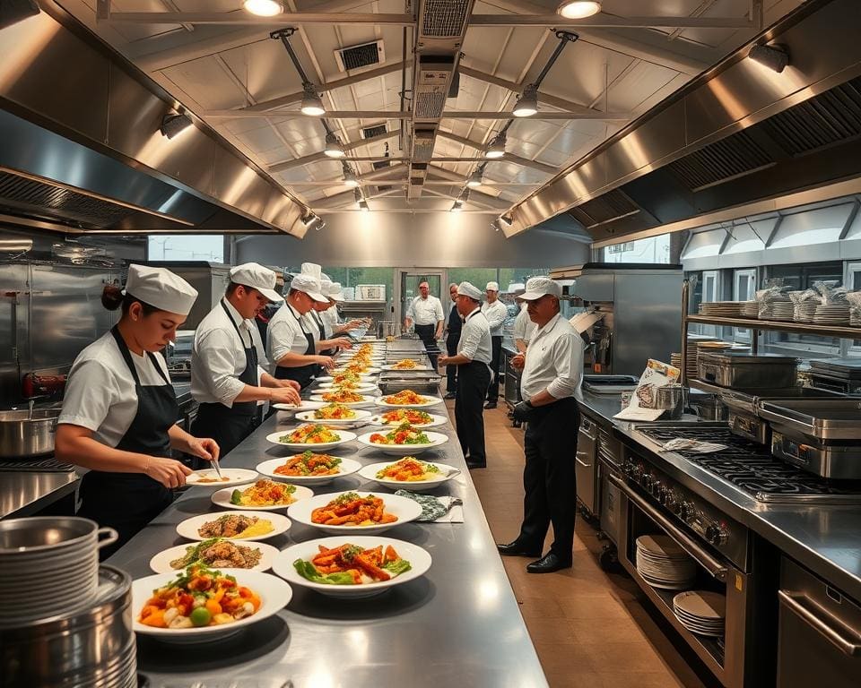 operationele catering processen