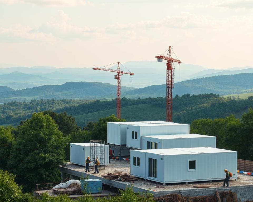Hoe draagt modulaire bouw bij aan lagere stikstofuitstoot?
