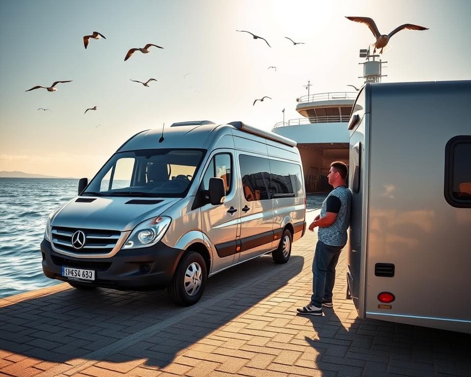 Hoe reis je met een camper over veerboten?