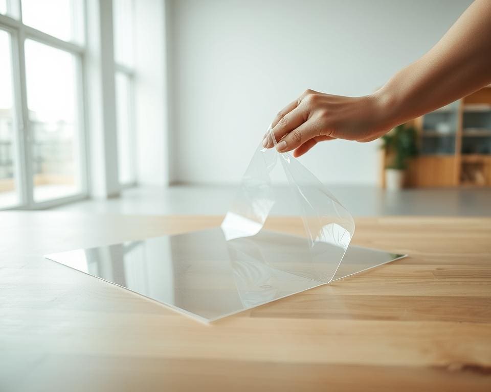 Kan folie worden verwijderd zonder schade?