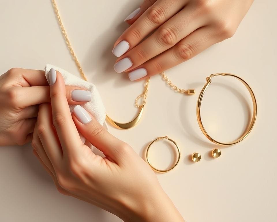 onderhoud gouden accessoires