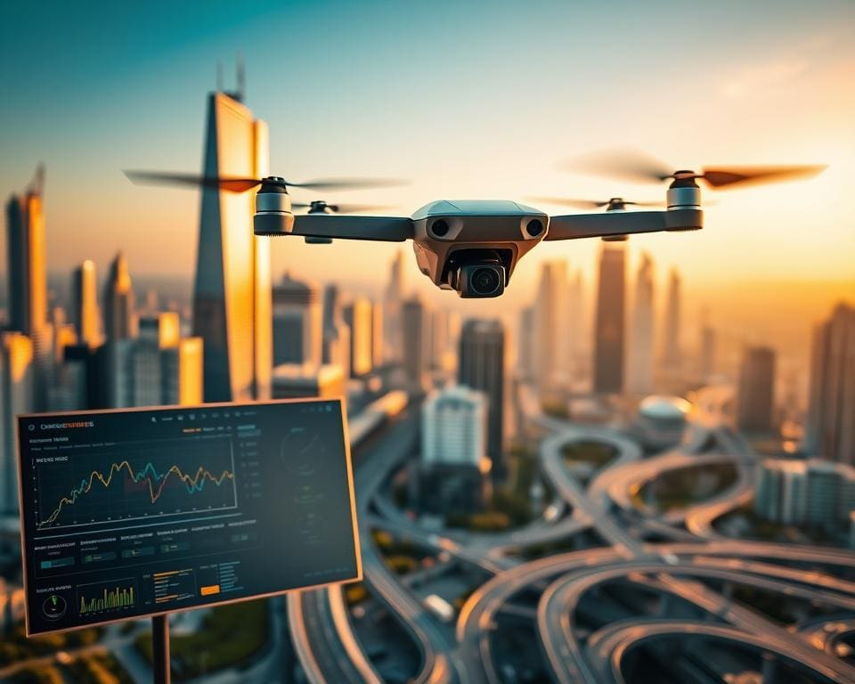 tijdsbesparing met drones