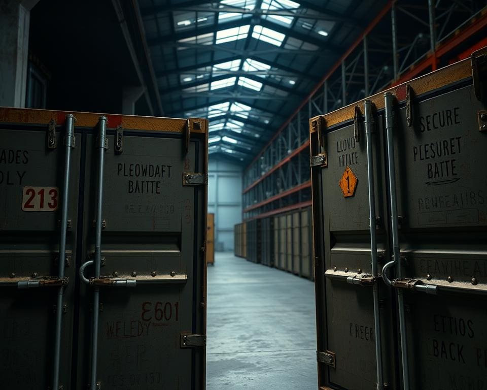 Beveiligde containers voor opslag